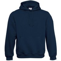 B&C Plain Hooded Sweatshirt Hoodie in Navy | Size: 3-4 Years