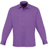 Poplin Long Sleeved Formal Shirt inches