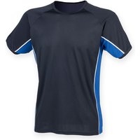 & Short Sleeve Performance Panel Sports T Shirt