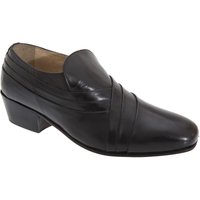 Pleated Vamp Softie Leather Shoes