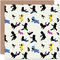 Colourful Pattern Card