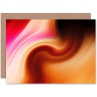 Abstract Light Swirl Art Blank Just to Say Card