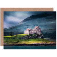 Artery8 Duart Castle Scotland Isle Mull Photo Birthday Card