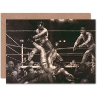 Artery8 Sport Boxing Jack Dempsey Luis Firpo Polo Art Card