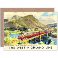 Rail Scotland West Highland Line British Scottish Card