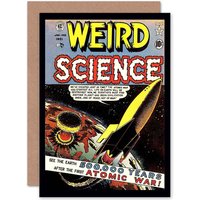 Artery8 Magazine Cover 1951 Weird Science Sci Fi Art Card