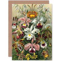 Artery8 Nature Ernst Haeckel Plant Flower Biology Germany Greetings Card