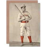 Vintage Photo Sport Collectable Baseball Art Card