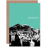 Arthurs Seat Edinburgh Scottish Scotland Card