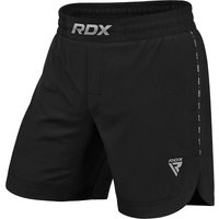 RDX SPORTS Men's T15 MMA Fight Shorts in Black | Size: XL
