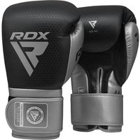 RDX SPORTS RDX L2 Mark Pro Sparring Boxing Gloves Hook & loop in Silver | Size: 10oz