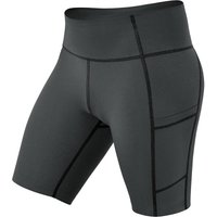 RDX SPORTS Women's W1 Sweat Shorts in Grey | Size: XL