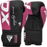 RDX SPORTS Men's RDX F4 Boxing Sparring Gloves Hook & Loop in Pink | Size: 8oz