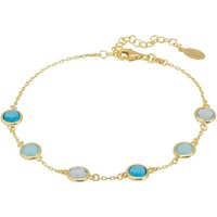 Latelita Women's Sardinia Bracelet Gold The Blues in Blue