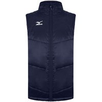 Zip Up Sleeveless Graphic Logo Stock Gillet Blue