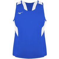 Team Authentic Round Neck Blue White Singlet Vest