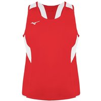 Team Authentic Round Neck Red White Singlet Vest