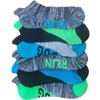 Set 6 Trainer Socks Cushion Heal Toe Sport