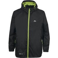 Trespass Qikpac Waterproof Packaway Jacket in Black | Size: 3-4 Years