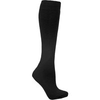 Trespass Women's Tubular Luxury Wool Blend Ski Tube Socks in Black | Size: 4-11