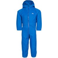 Trespass Dripdrop Padded Waterproof Rain Suit in Cobalt | Size: 5-6 Years