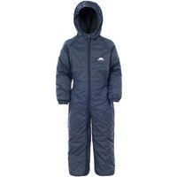 Trespass Dripdrop Padded Waterproof Rain Suit in Navy | Size: 12-18 m