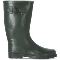 Trespass Men's Rn X Waterproof Rubber Wellington Boots in Dark Green | Size: 5