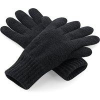 Beechfield Classic Thinsulate Thermal Winter Gloves in Black | Size: Large/XL