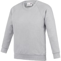 AWDis Academy Crew Neck Raglan School Sweatshirt in Grey | Size: 3-4 Years