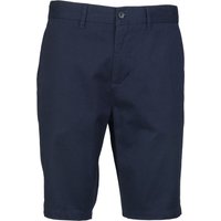 Front Row Men's Cotton Rich Stretch Chino Shorts in Navy | Size: 30R