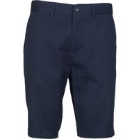 Front Row Men's Cotton Rich Stretch Chino Shorts in Navy | Size: 32R