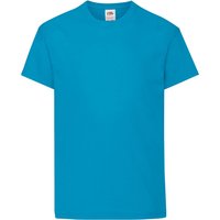 Fruit of the Loom Original Short Sleeve T-Shirt in Blue | Size: 7-8 Years