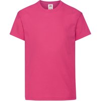 Fruit of the Loom Original Short Sleeve T-Shirt in Fuchsia | Size: 3-4 Years