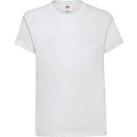 Fruit of the Loom Original Short Sleeve T-Shirt in White | Size: 12-13 Years
