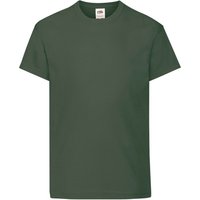 Fruit of the Loom Original Short Sleeve T-Shirt in Bottle Green | Size: 3-4 Years