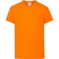 Fruit of the Loom Original Short Sleeve T-Shirt in Orange | Size: 9 Years
