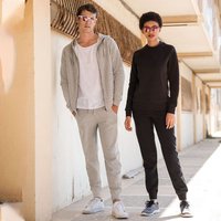 Skinnifit Slim Cuffed Jogging Bottoms Trousers