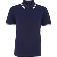 & Classic Fit Tipped Polo Shirt Mid