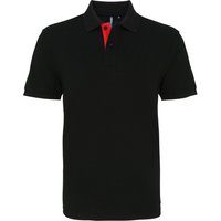 & Classic Fit Contrast Polo Shirt