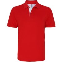 & Classic Fit Contrast Polo Shirt