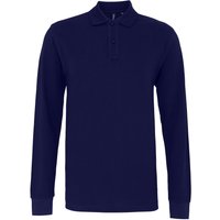 & Classic Fit Long Sleeved Polo Shirt