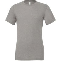 + Triblend Crew Neck Plain Short Sleeve T Shirt Mid