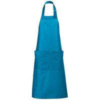 SOL'S Gala Long Bib Apron Barwear in Aqua