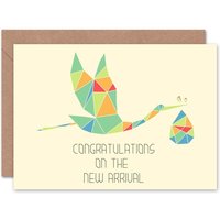 Polygon Stork Her Card