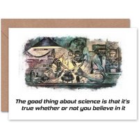 Artery8 Scientist Lab The Good Thing About Science Quote Card