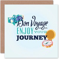 Artery8 Travel Leaving Enjoy Voyage Goodbye Card
