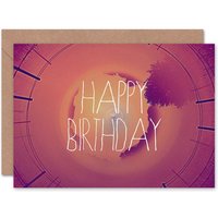 Little Planet Fence Birthday Card