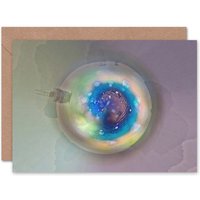 Photo Little Planet World Sea Boats Ships Art Card