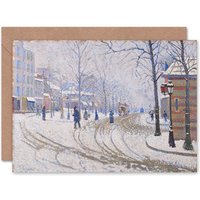 Artery8 Painting Cityscape Paris Signac Boulevard De Art Card