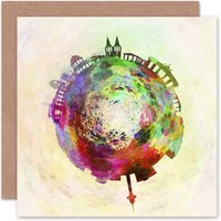 Artery8 Little World City Skyline Berlin Germany Art Card